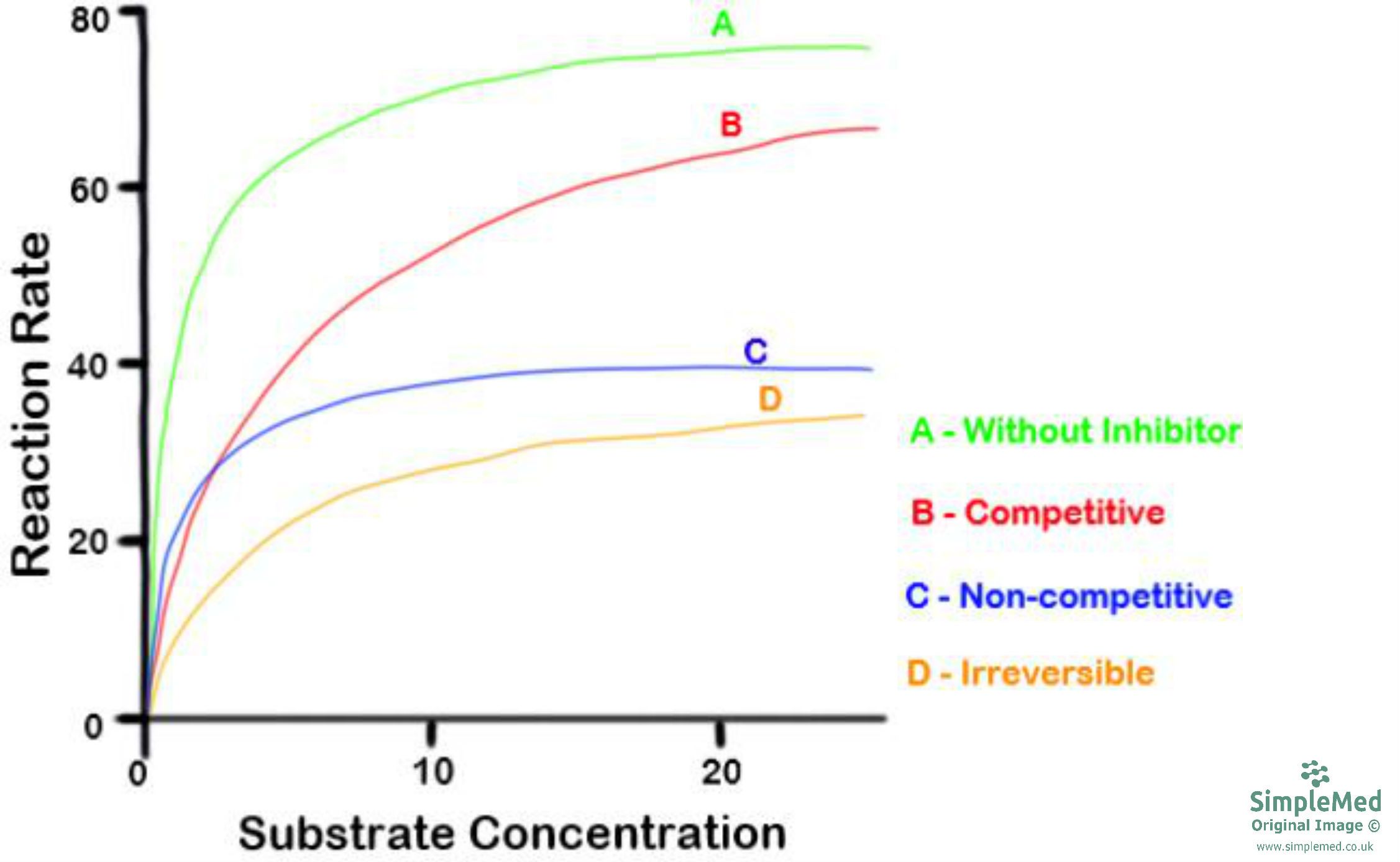 Enzyme Inhibitors Graph SimpleMed