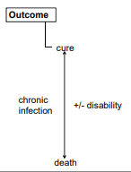 Outcome of Infection Model SimpleMed